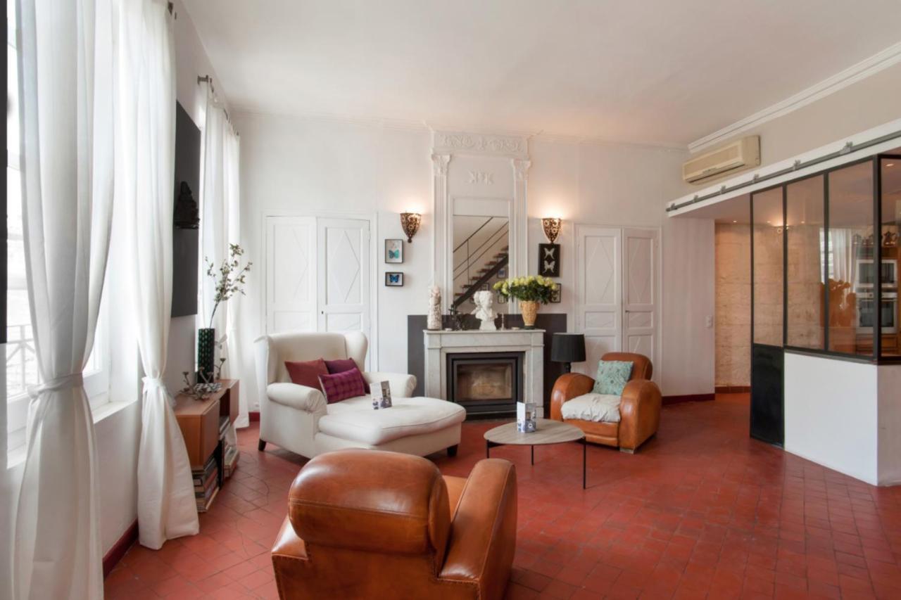Charming And Large Duplex Flat With Beautiful Terrace In Avignon Appartamento Esterno foto